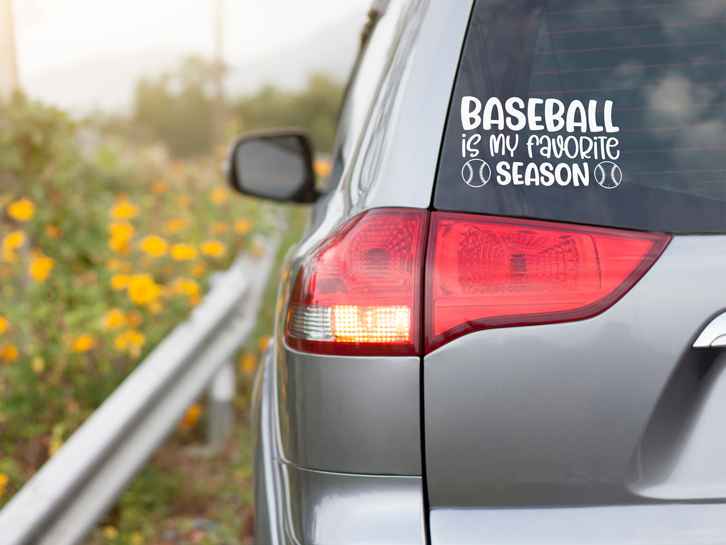 Baseball Is My Favorite Season - Vinyl Decal