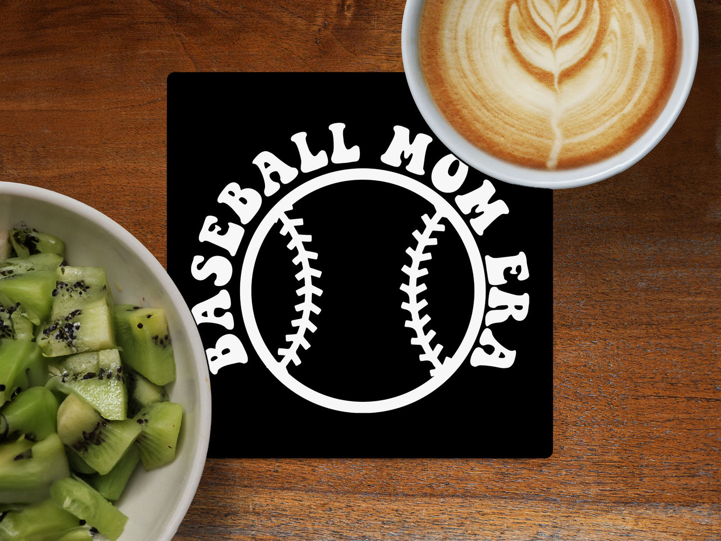 Baseball Mom Era - Ceramic Coaster