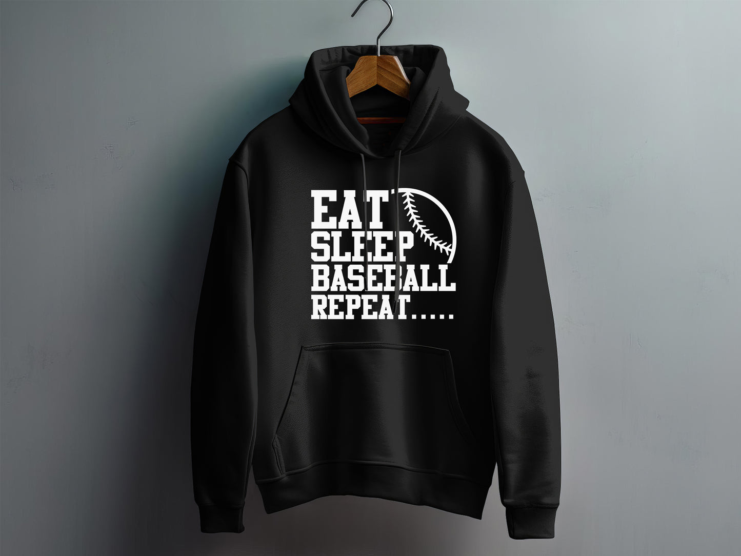 Eat, Sleep, Baseball, Repeat - Hoodie