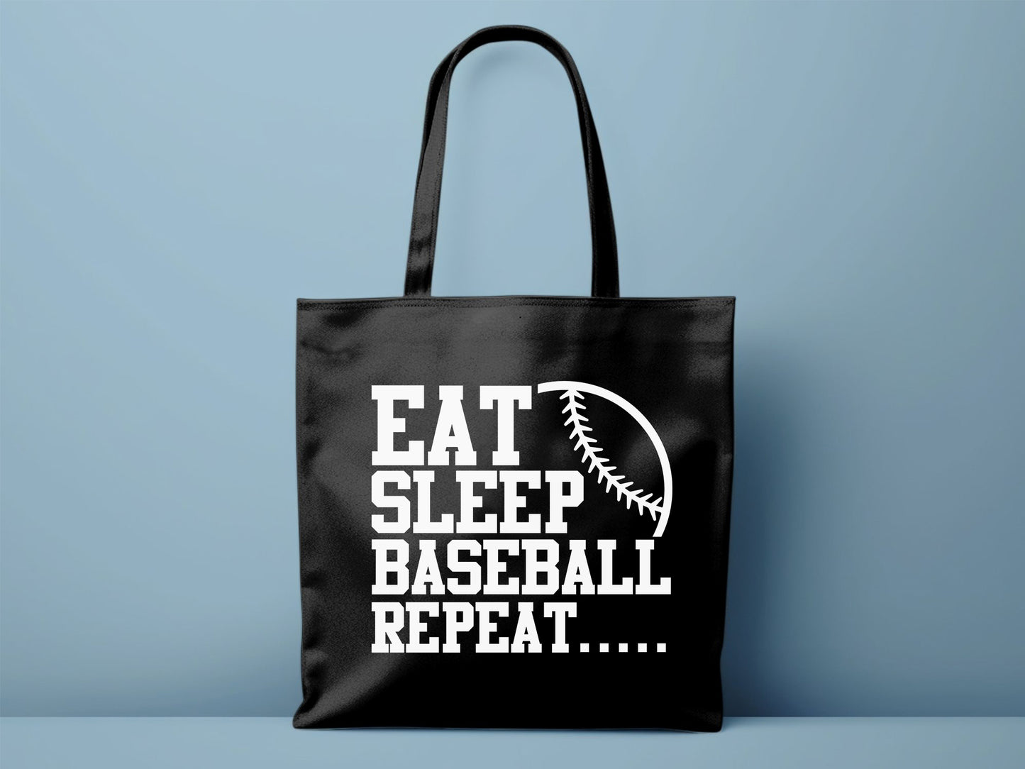 Eat, Sleep, Baseball, Repeat - Tote Bag