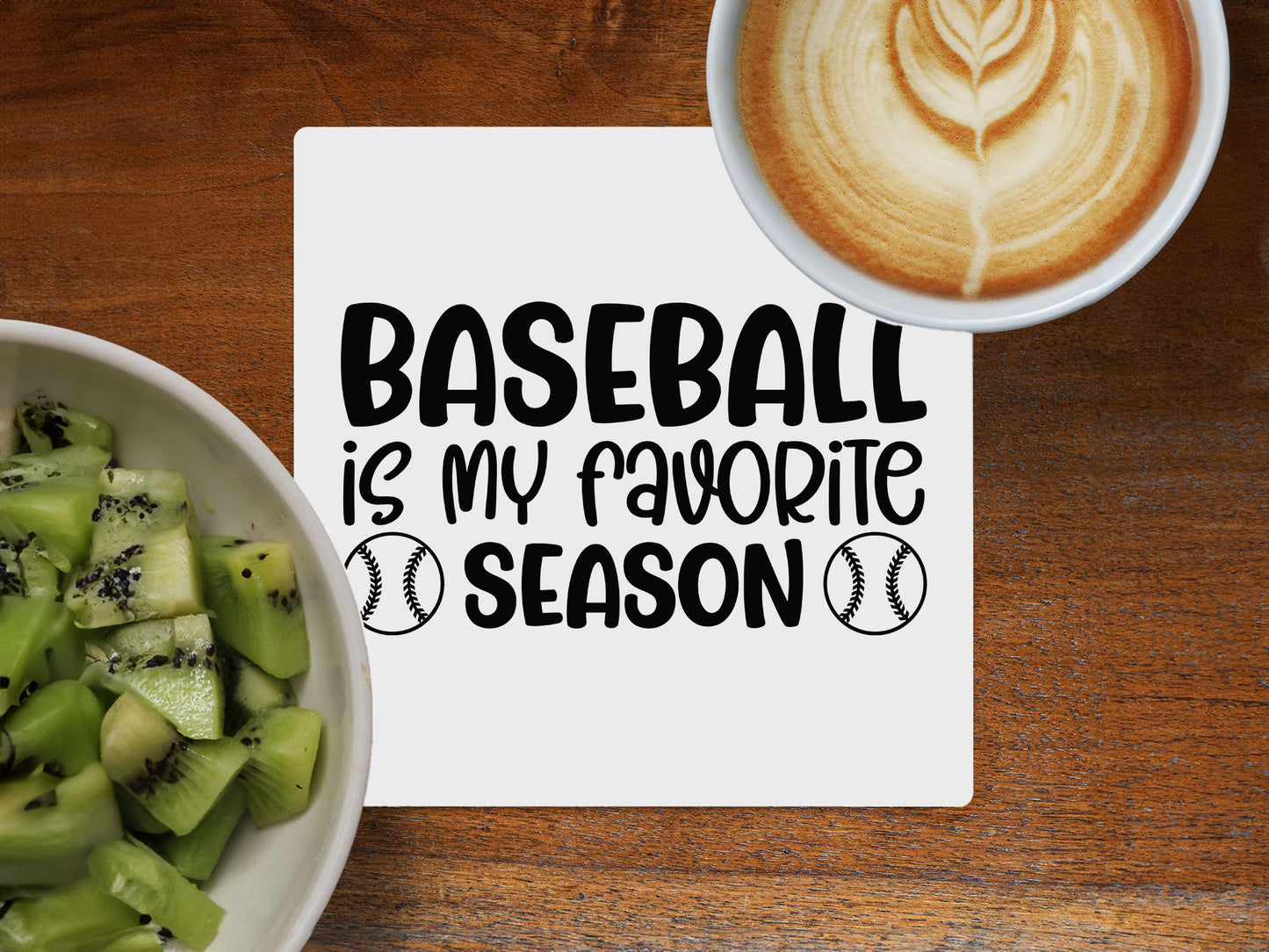 Baseball is My Favorite Season - Ceramic Coaster