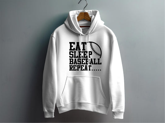 Eat, Sleep, Baseball, Repeat - Hoodie